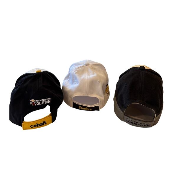 Pittsburg Steelers & Pirates Autographed Hat Lot of 3 Bud Dupree & Chris Hoke - Picture 9 of 16